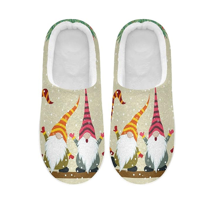 Santa Claus Cotton Slippers Autumn And Winter