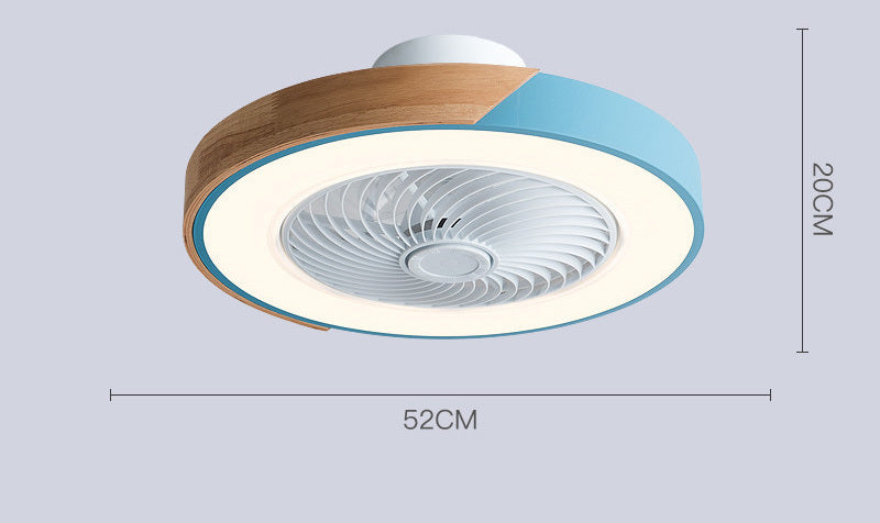 Rotating Air Guide Electric Hanging Fan Lamp