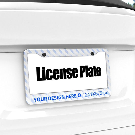 Lightweight And Durable Round Hole Flat Hole License Plate Frame