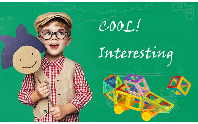 Kids Magnetic Building Blocks – STEM Learning Toy for Creative Play