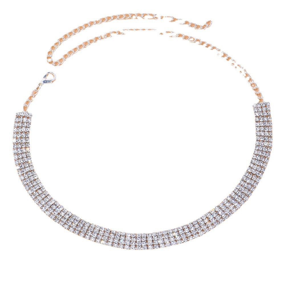 Versatile Personality Fashion Sexy Multi-row Necklace