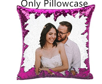 Magic Sequined Custom Gift Pillow