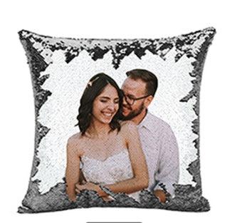 Magic Sequined Custom Gift Pillow