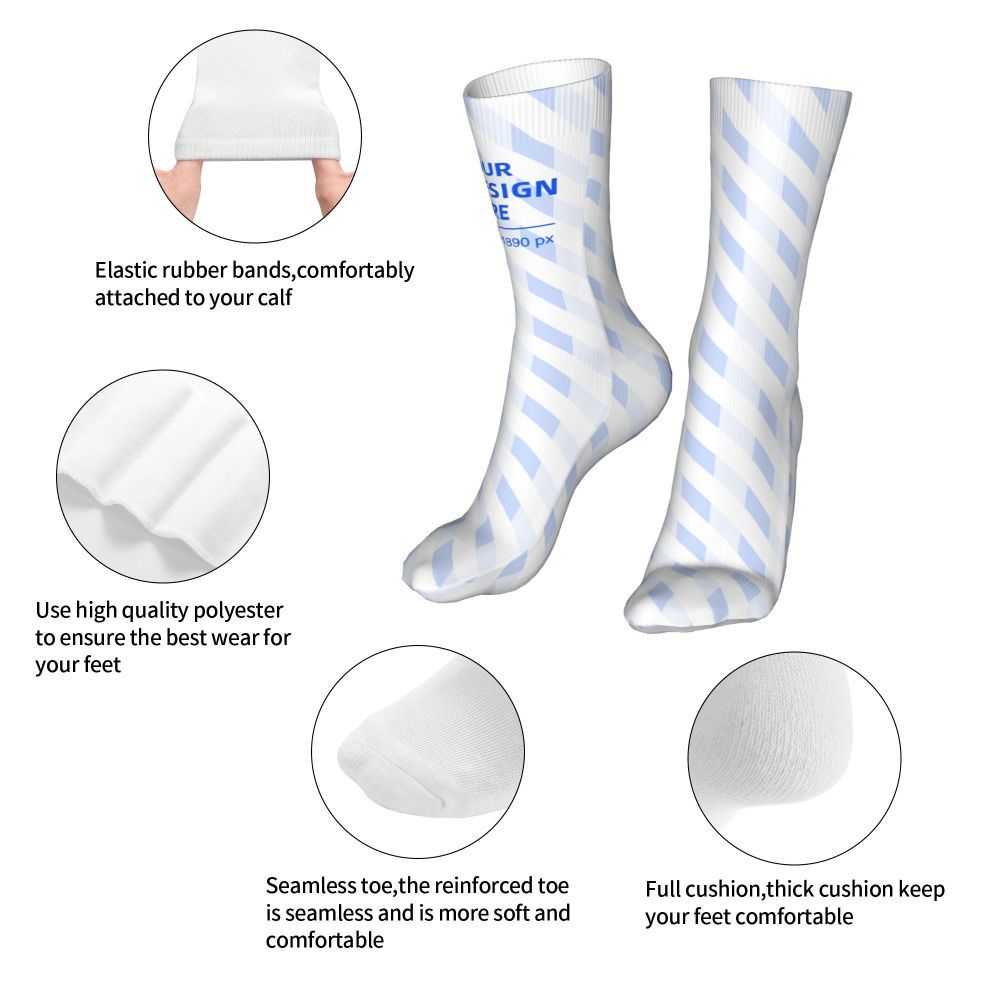 16in Heelless Casual Lightweight Wear Socks