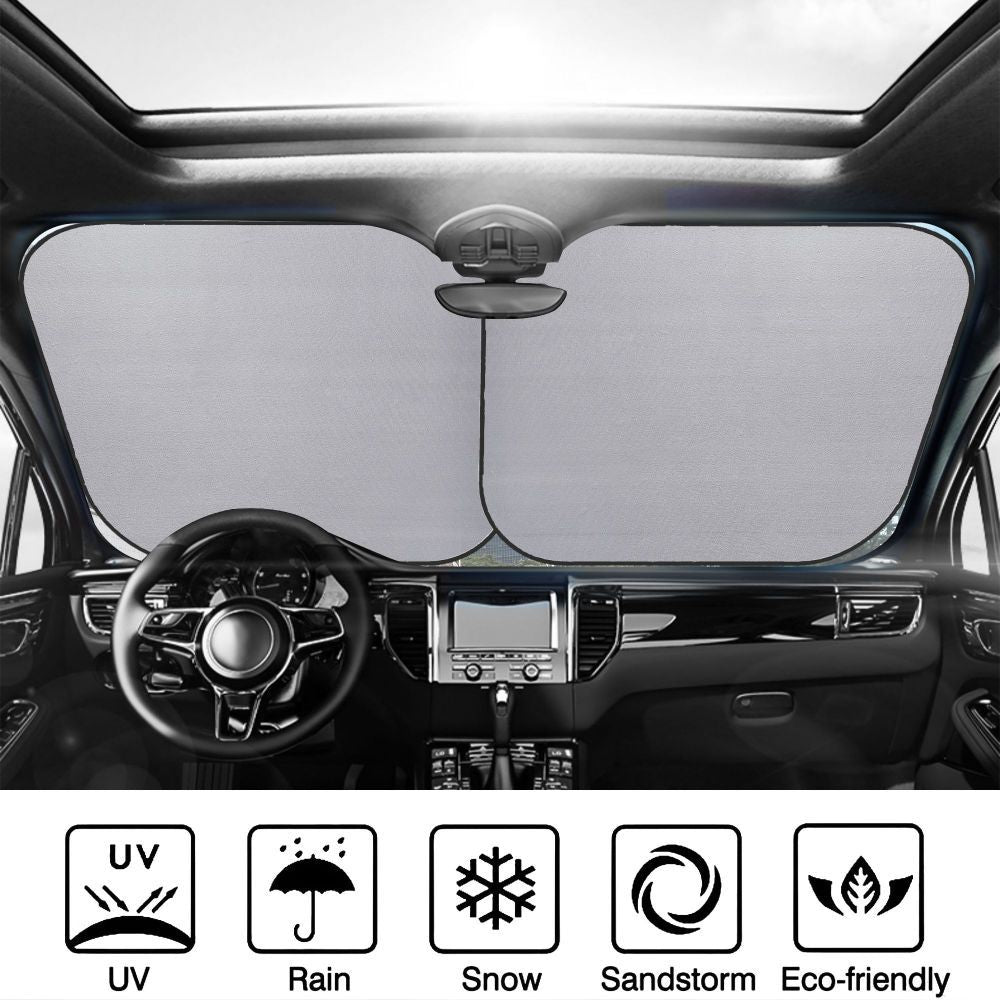 Foldable And Easy To Install Car Windshield Sunshade Visor