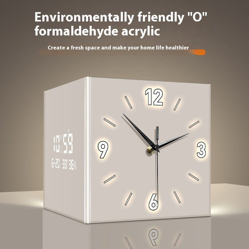 Corner Electronic Wall-mounted Clock