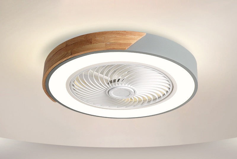 Rotating Air Guide Electric Hanging Fan Lamp