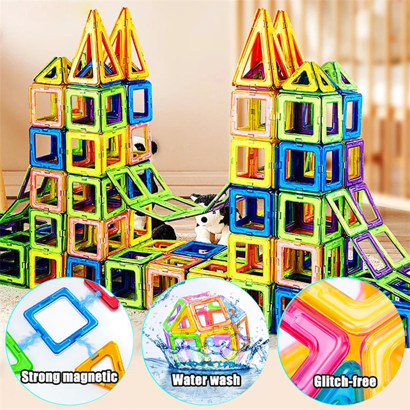 Kids Magnetic Building Blocks – STEM Learning Toy for Creative Play